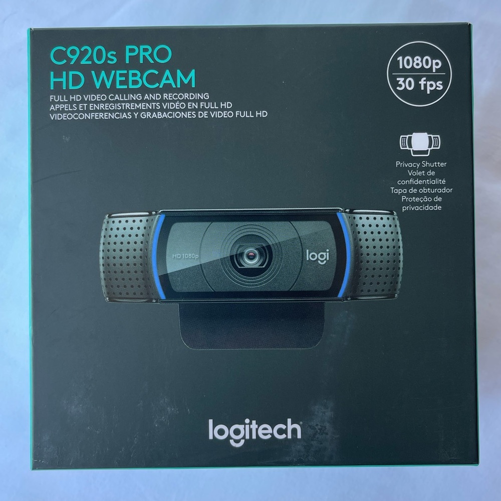 Logitech C920s Pro HD 15.0 Megapixel Webcam, 960-001257